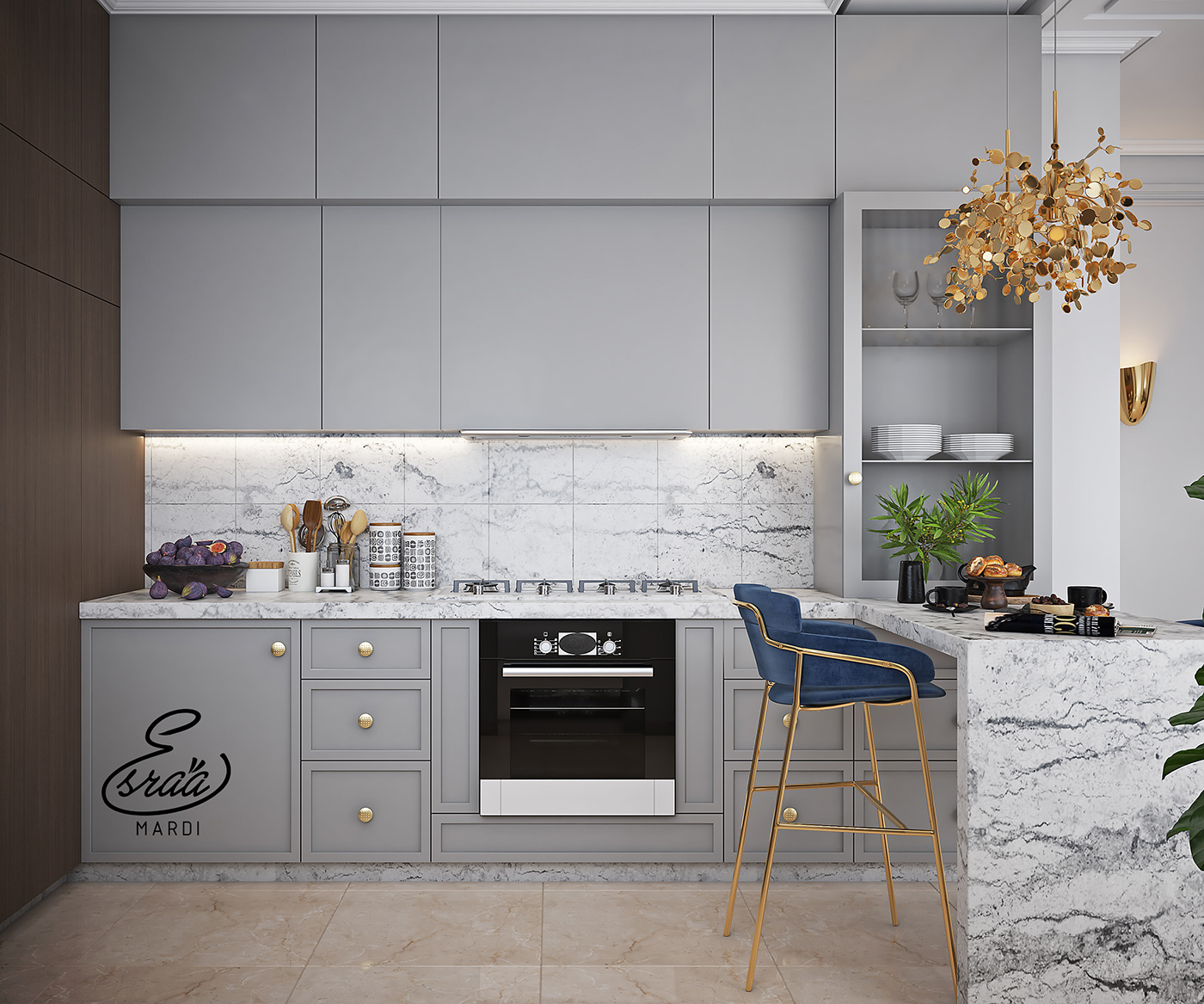 kitchen & living Area-9