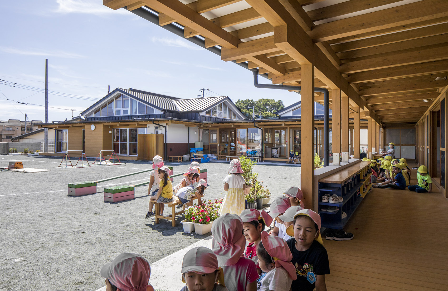 日立市立花山幼儿园，日本/为孩子们创造被山环绕的自然之家-28