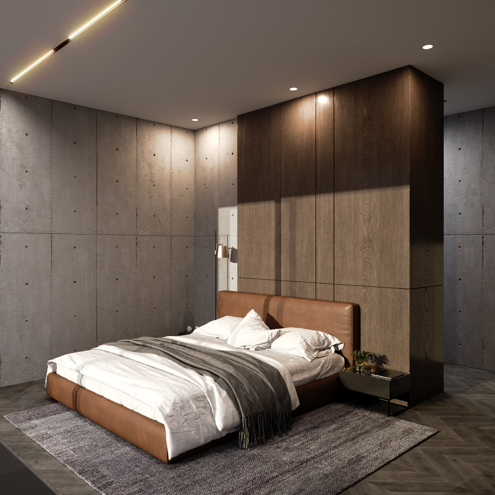 灰色木质的简单时尚-17