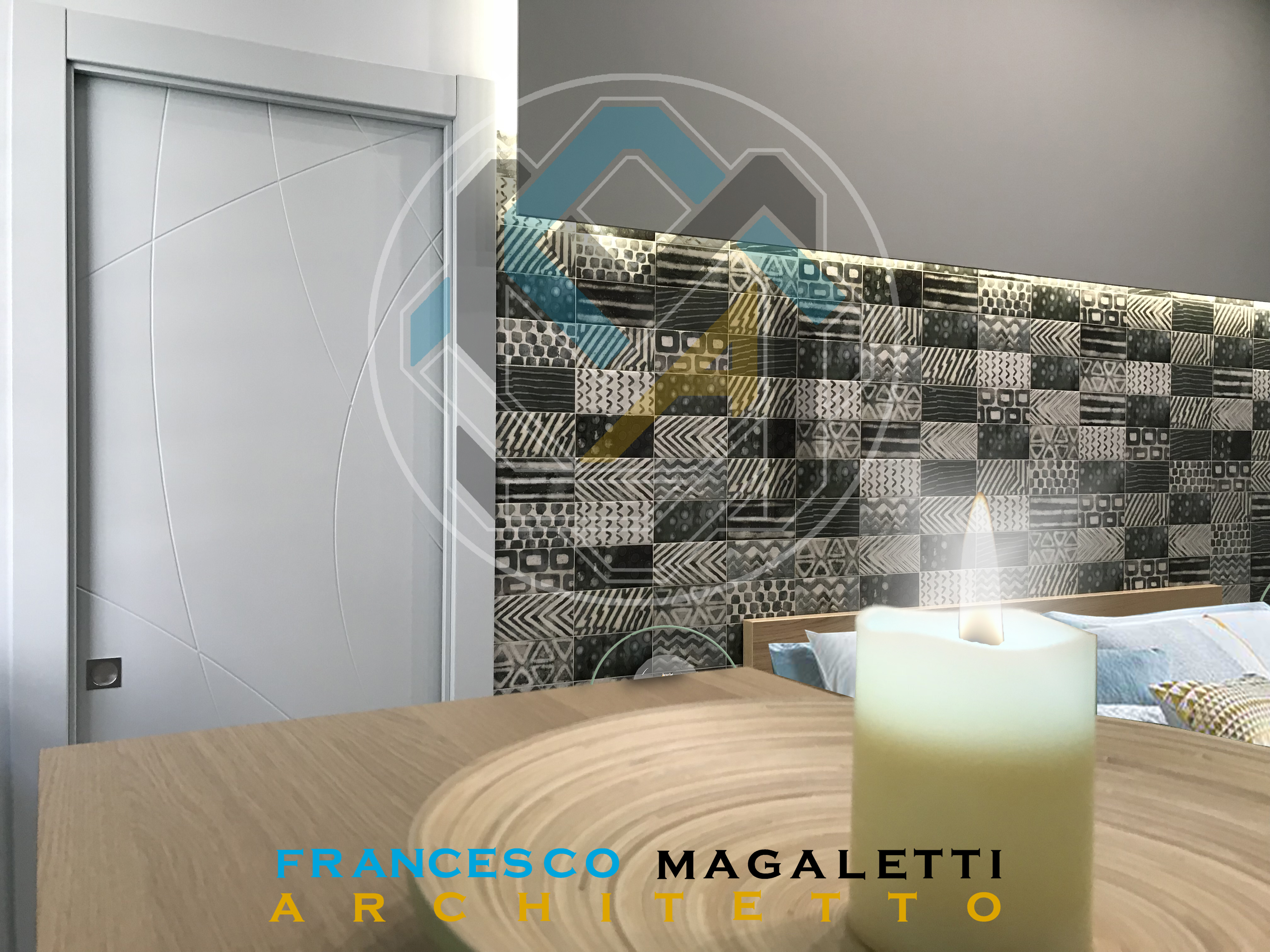 绿蓝黑三色协奏，音乐家公寓变身记-17