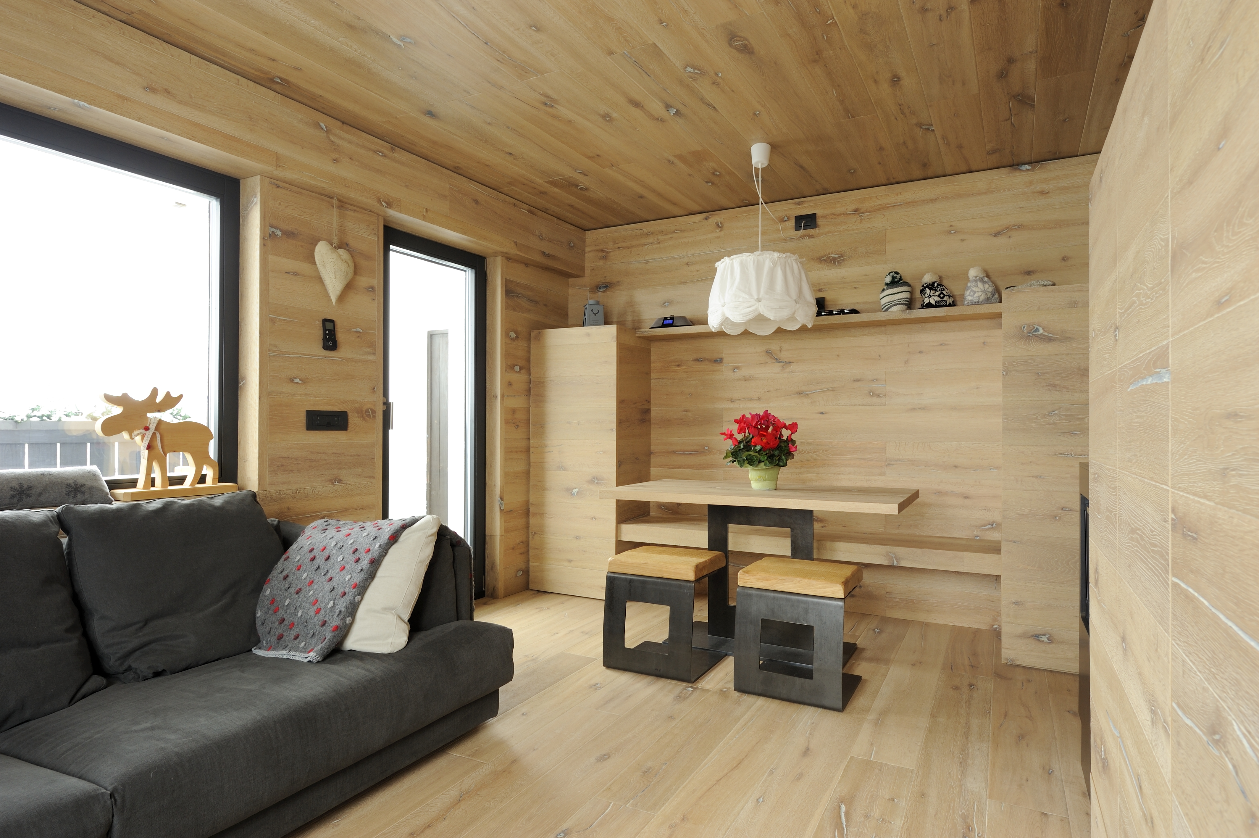 意式山间木屋 | 滑雪爱好者的温馨归宿-7