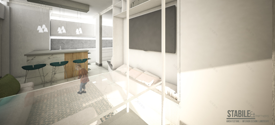 "N 世代公寓 | 蓝色地中海风格的年轻化设计"-35