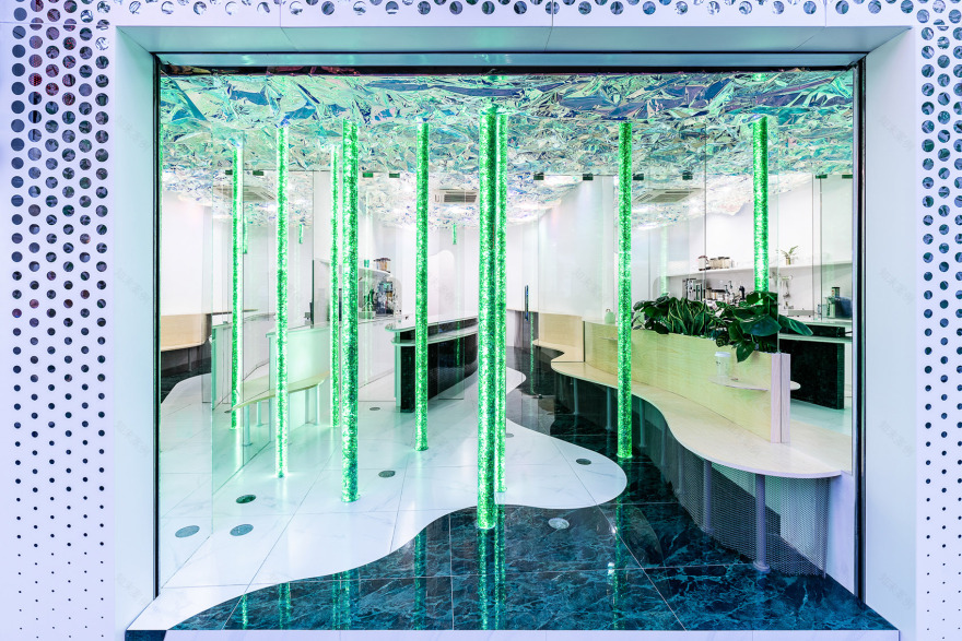 魔都迷幻森林,Mistea 茶饮店设计-2