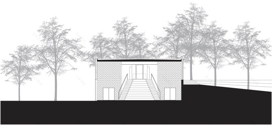树林中的二元对话——比利时 KAU 体育馆设计解析-23