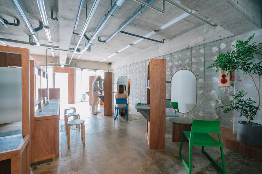 像加油站一样的染发店丨日本广岛丨FATHOM 事务所-19