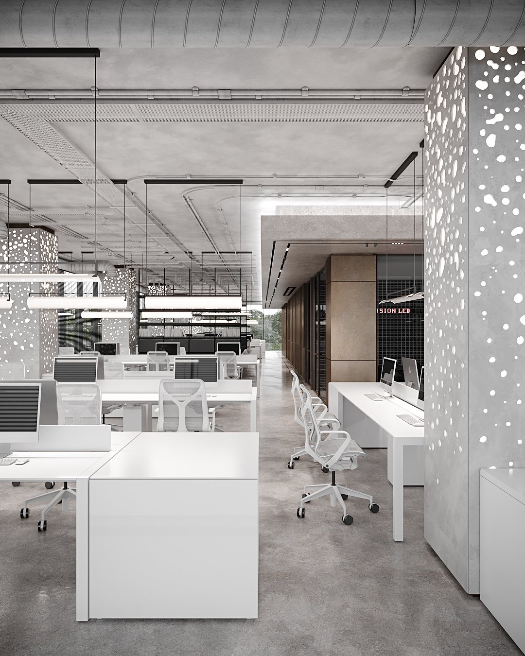 极简自然风办公室设计-20