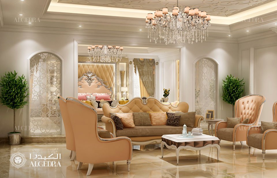 Classic style luxury villa interior design-4