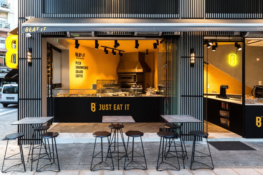 《BEAT IT》街头美食咖啡厅 | 传统披萨店的城市翻新-5