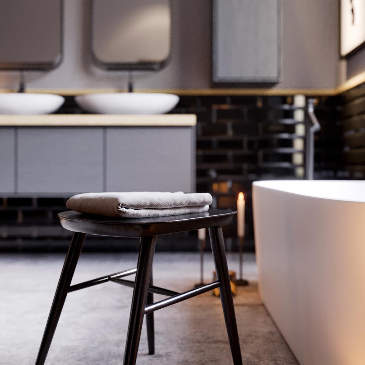 简约现代浴室设计-4