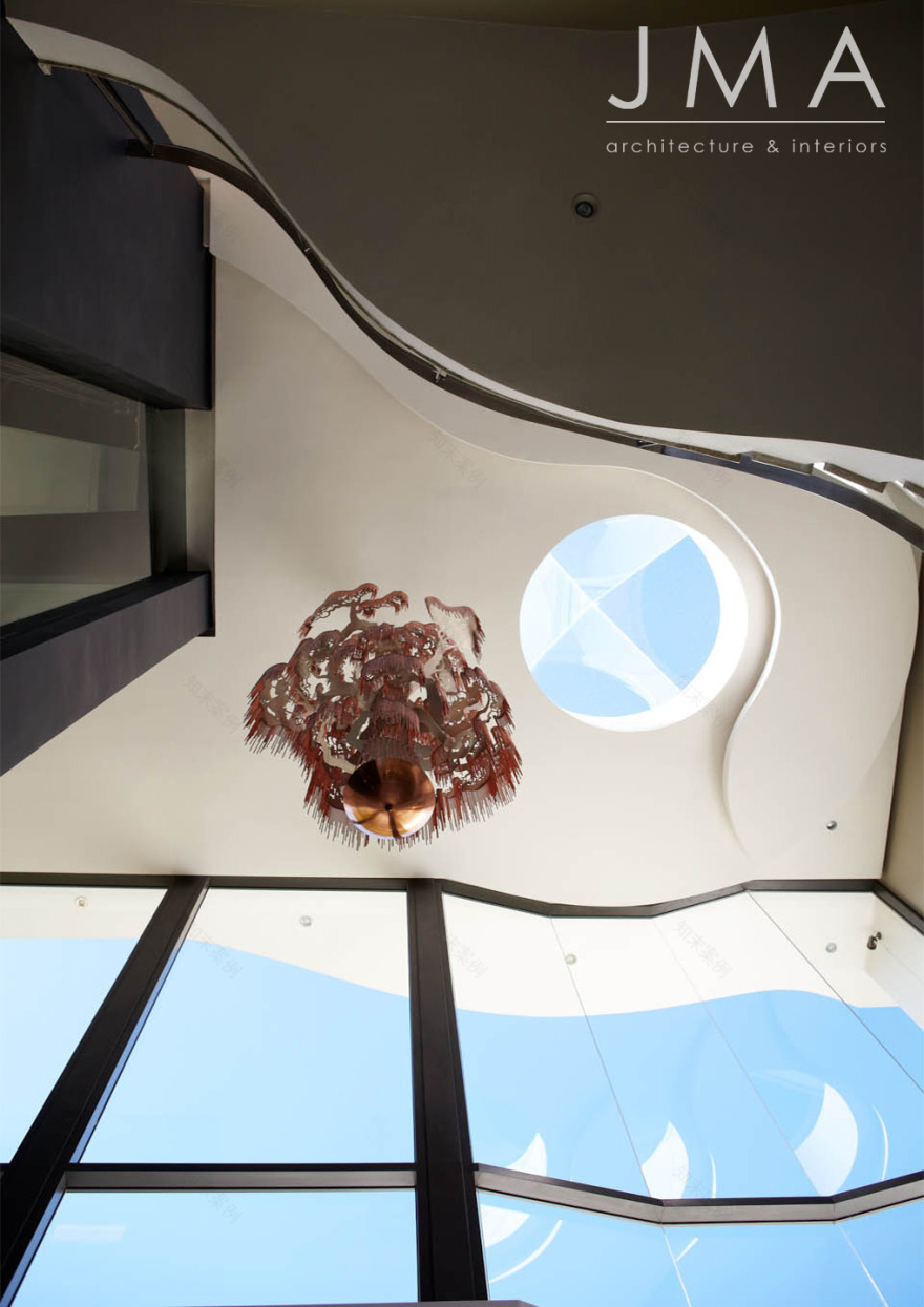 南非豪华别墅,有机曲线与自然环境完美融合-11