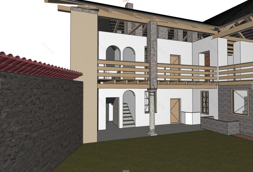 意大利 Miasino 住宅修复-4