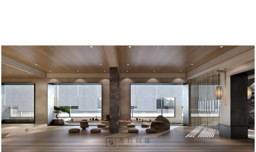 常德格力空调接待中心——自然生态的雅致空间-0