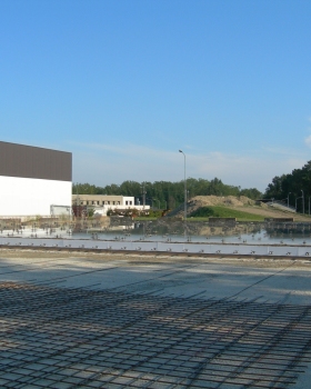 Gianni Munari丨工业建筑丨Caleffi Hydronic Solution Industry Expansion - Two Mechanized Warehouses side by side 18x96 + 9x96 - Foundation Design