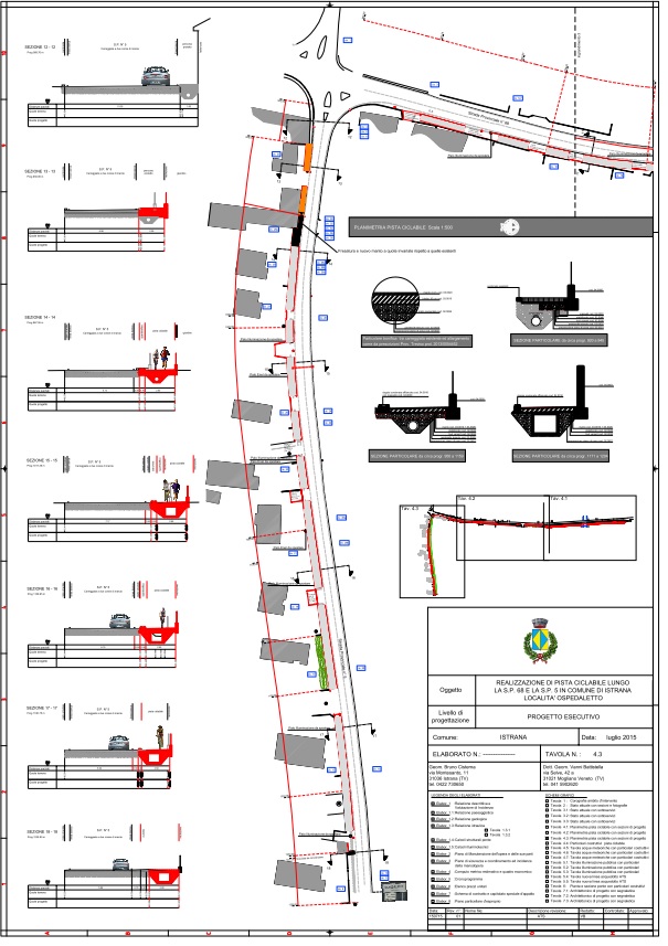 PROGETTO PERCORSO CICLO PEDONALE Lungh: 2.00 Km-0