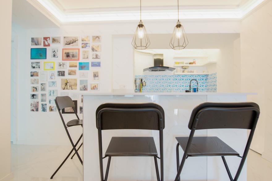 "N 世代公寓 | 蓝色地中海风格的年轻化设计"-9