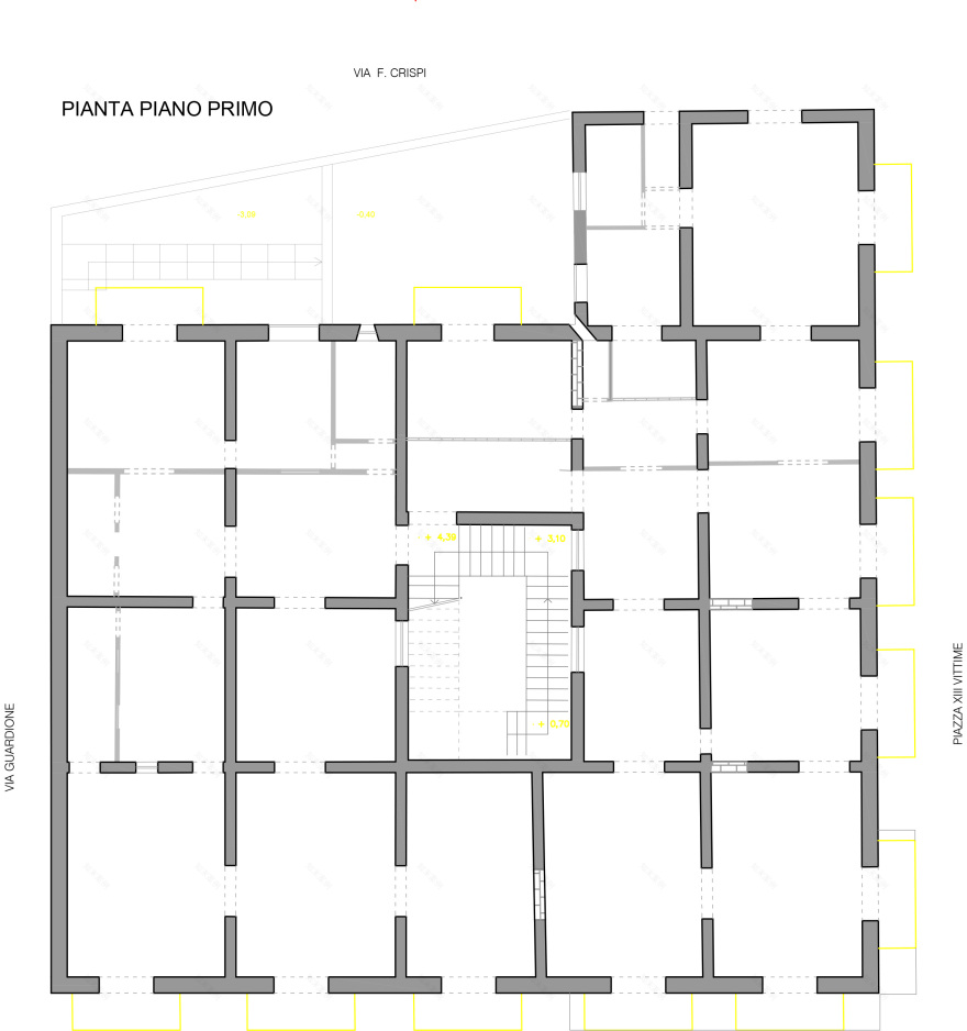 历史与现代交融的“第十三受害者广场”建筑改造-60