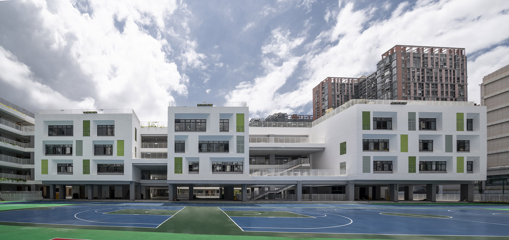 曡园 &  深圳市福田区新洲小学/探索在高密度城市建成区内的高容量学校新模式-110