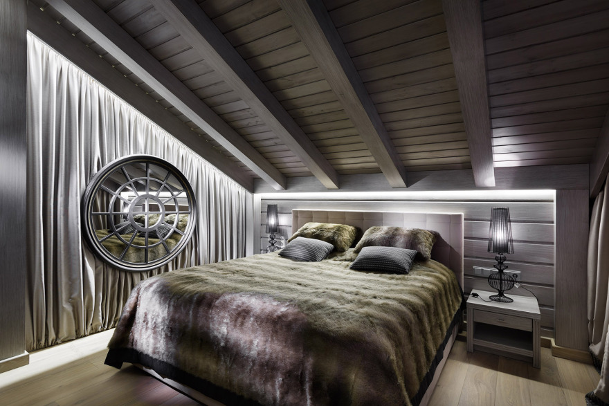 雪域风情 | Courchevel 风格木屋设计-19