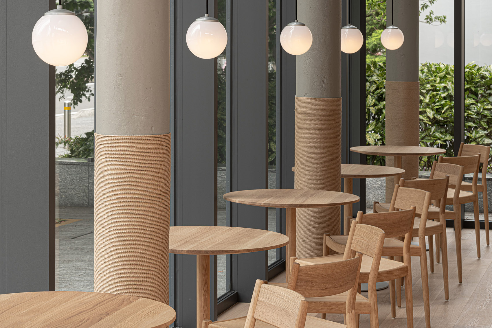 Blue Bottle咖啡港未来店，东京/科技与工艺结合的木制家具-75