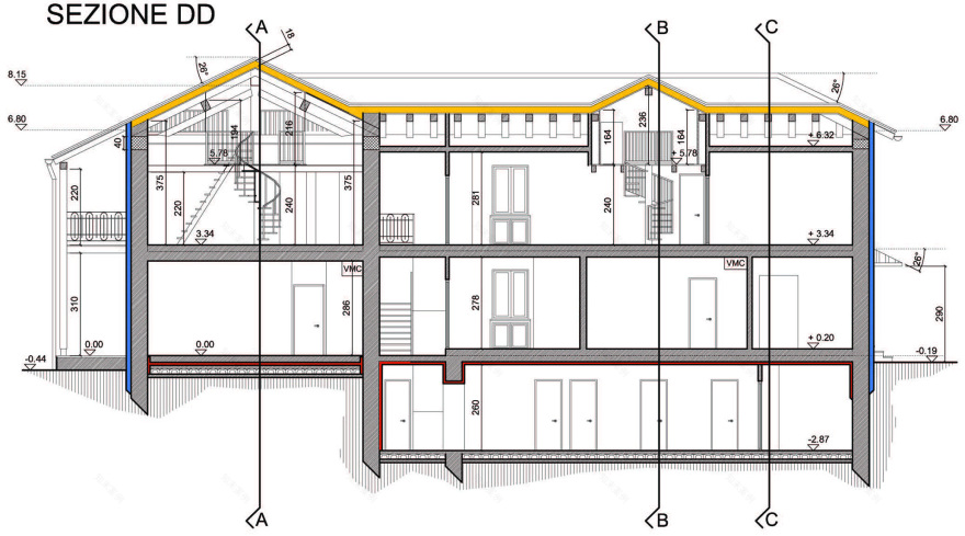 废弃农舍重生,意大利 CasaClima R 别墅改造-11