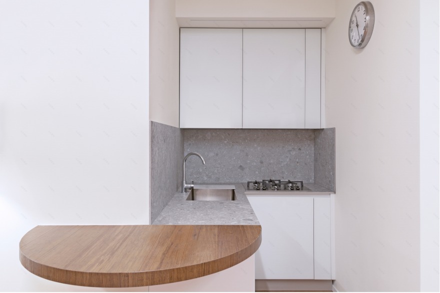 40 平米公寓的现代 60 年代风格变身-0