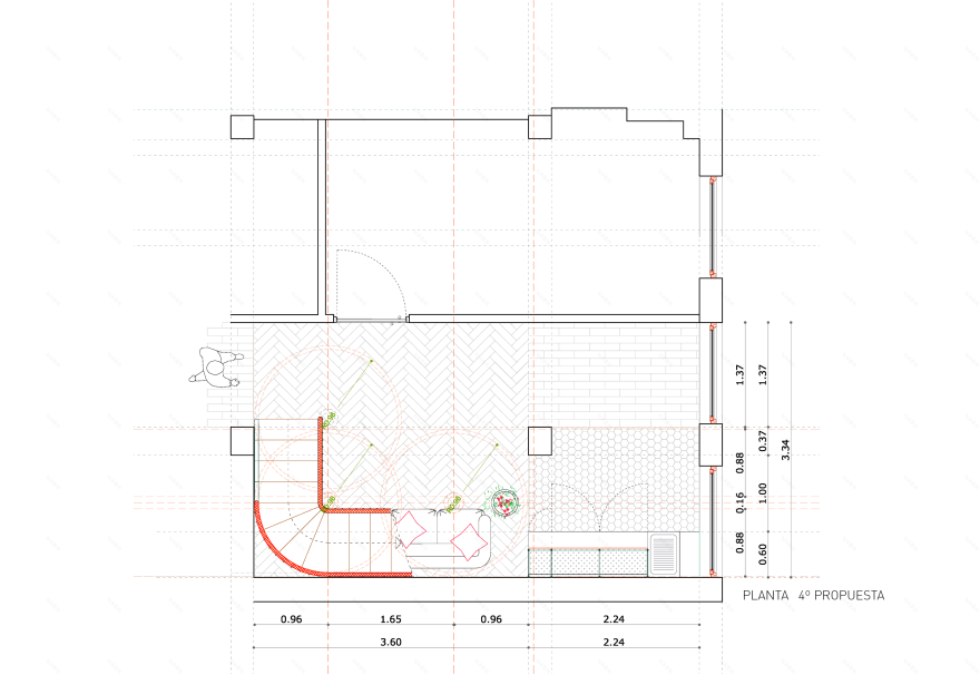 温润的木质曲线 | 连接两层空间的楼梯设计-15