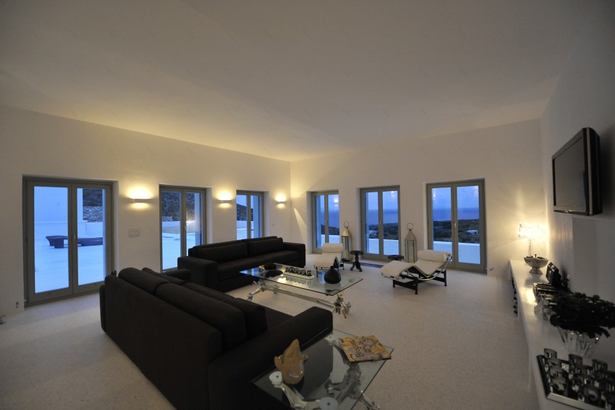 希腊 Paros 岛别墅建筑,融于景观的简约设计-14