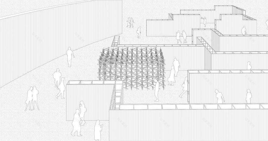 穿越“云门”探宋城 · 当代转译彩楼欢门的空间装置-33