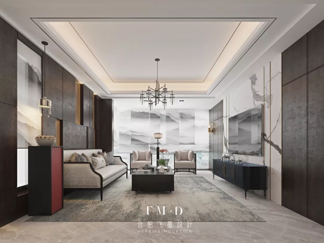 《御景江山》新中式家居,艺术与生活共生-25