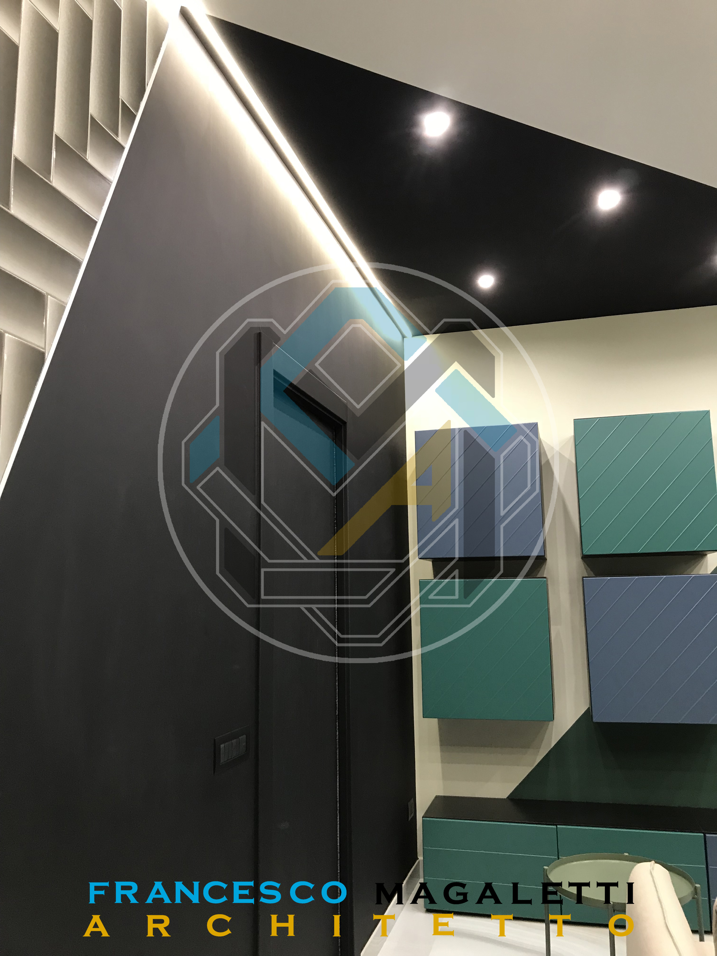 绿蓝黑三色协奏，音乐家公寓变身记-5