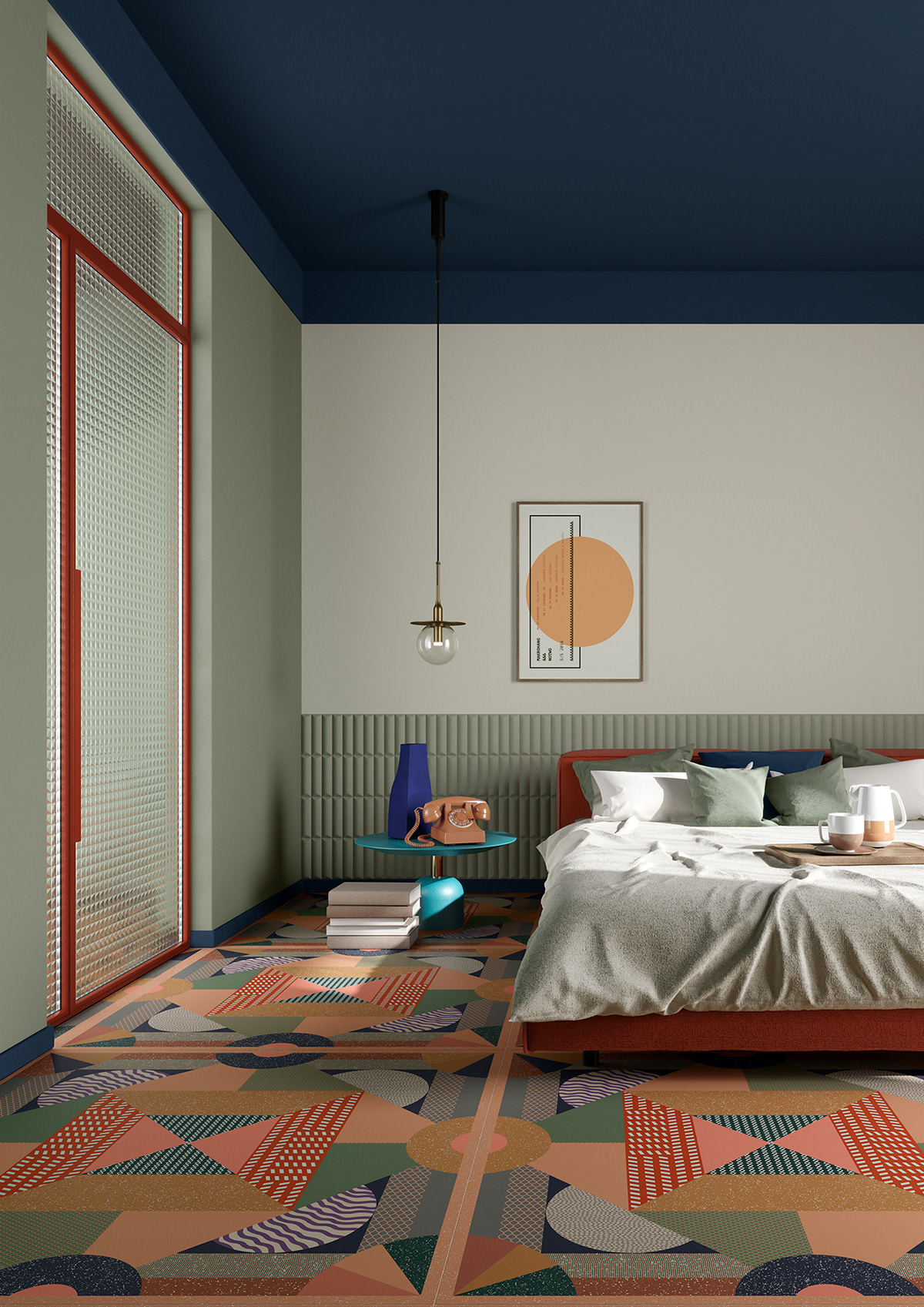 现代艺术风平层|意大利-3