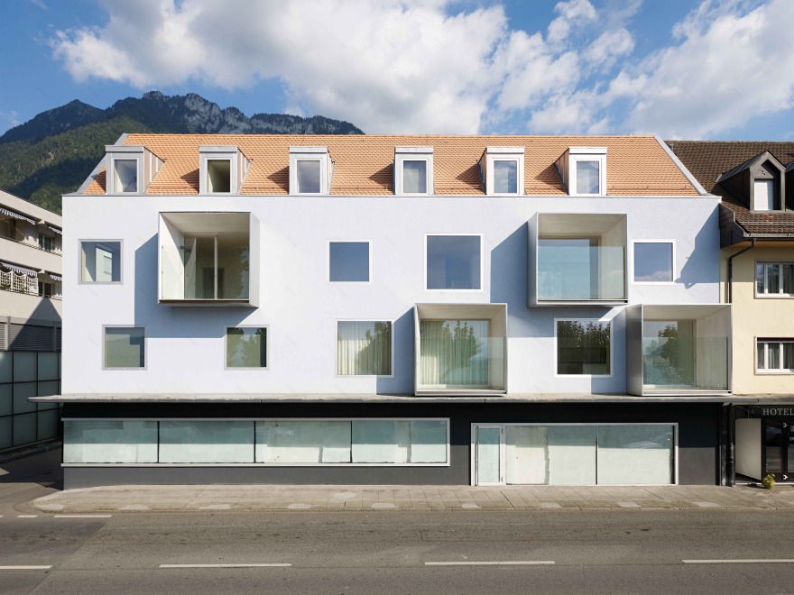 日内瓦湖畔的多功能建筑公寓与餐厅设计-1