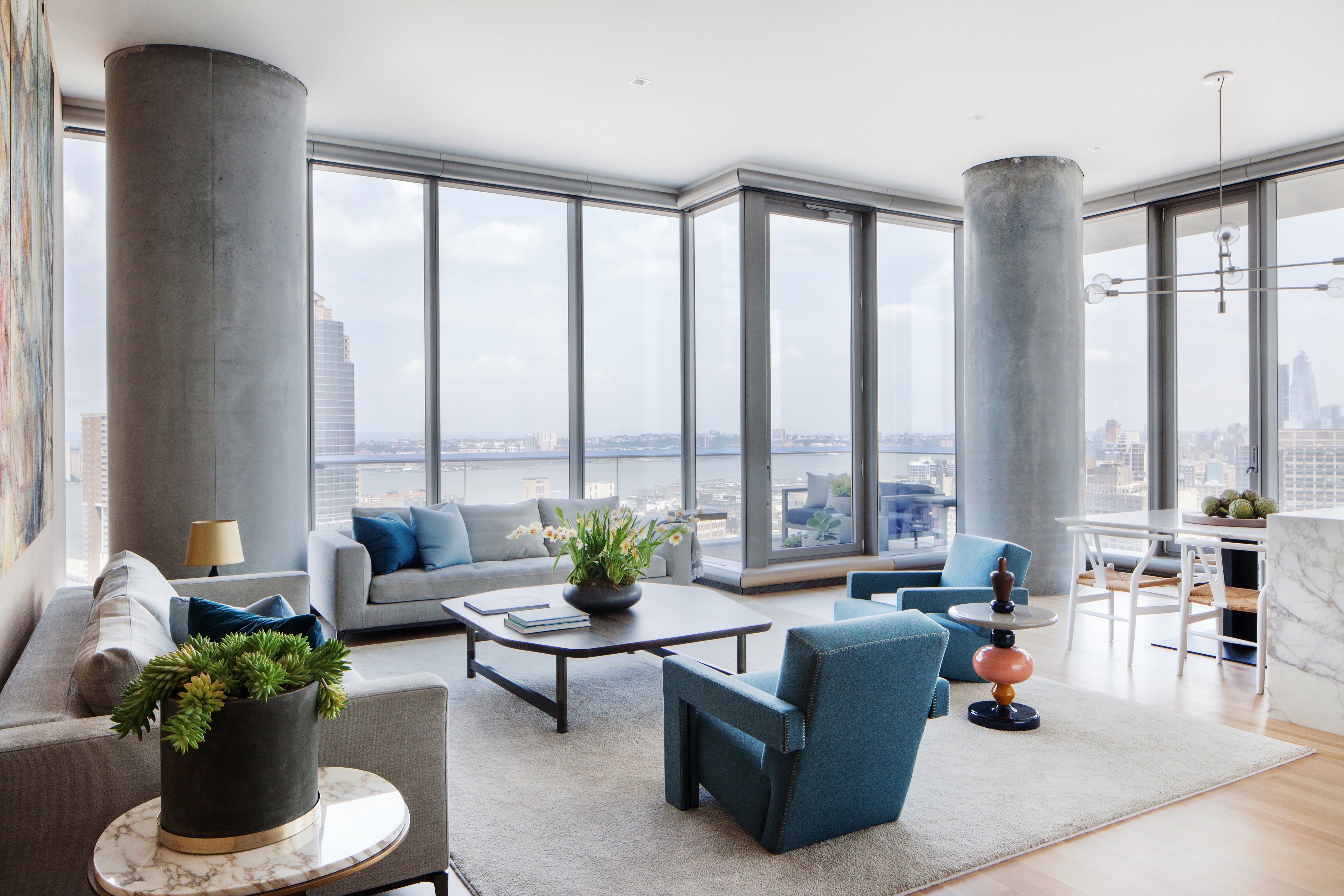 曼哈顿“Jenga 大楼”的温馨家庭公寓设计-4