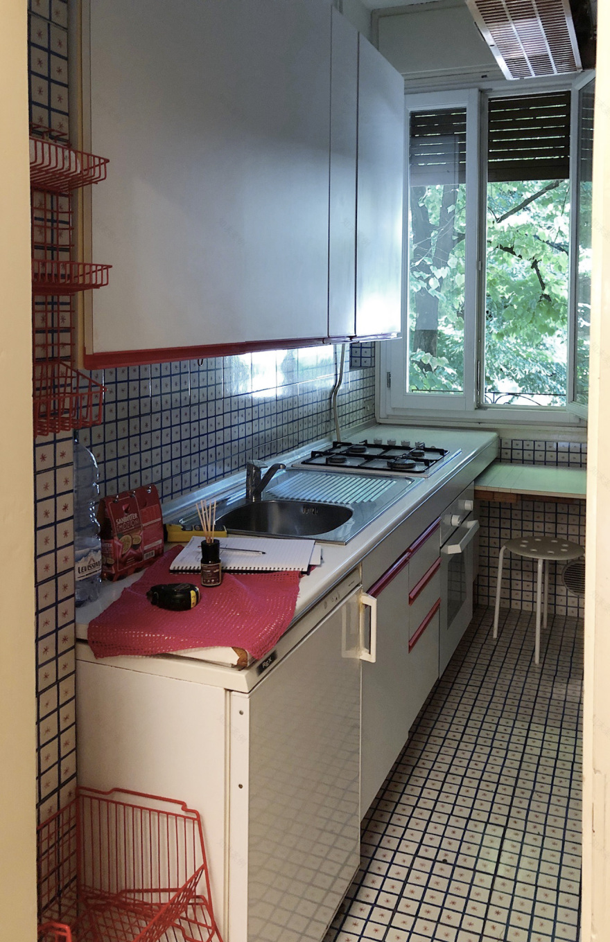 历史建筑中的复古公寓变身记-1