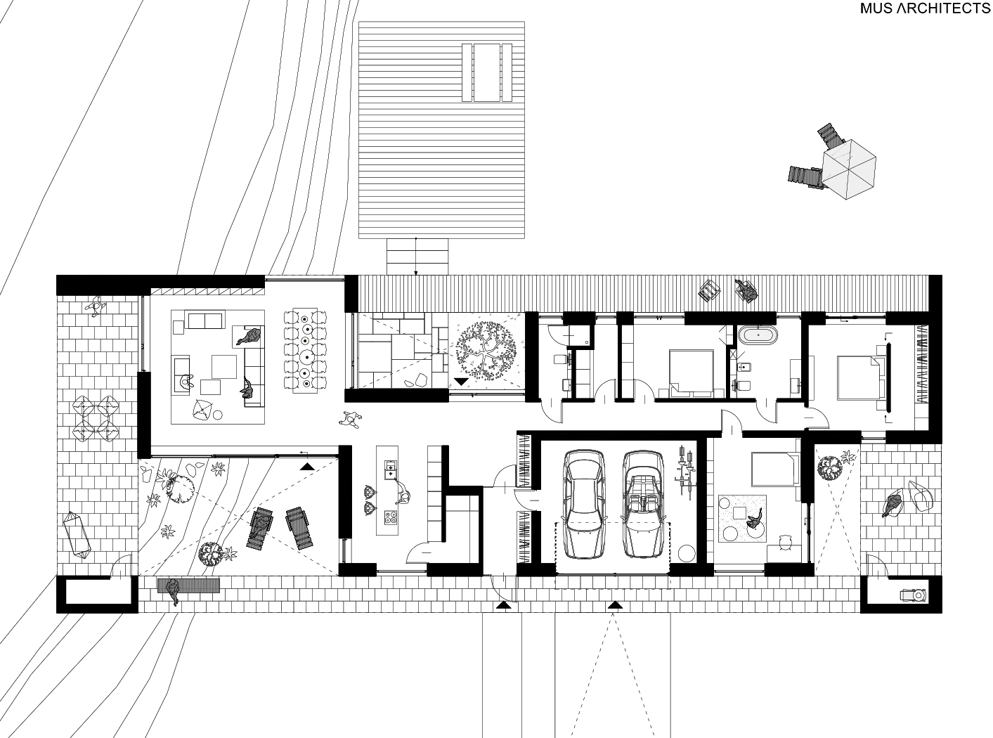 MUS ARCHITECTS丨别墅建筑丨House on the Black Przemsza River-20