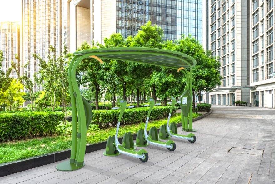 莲花 E-电动滑板车——极简优雅的设计之作-1