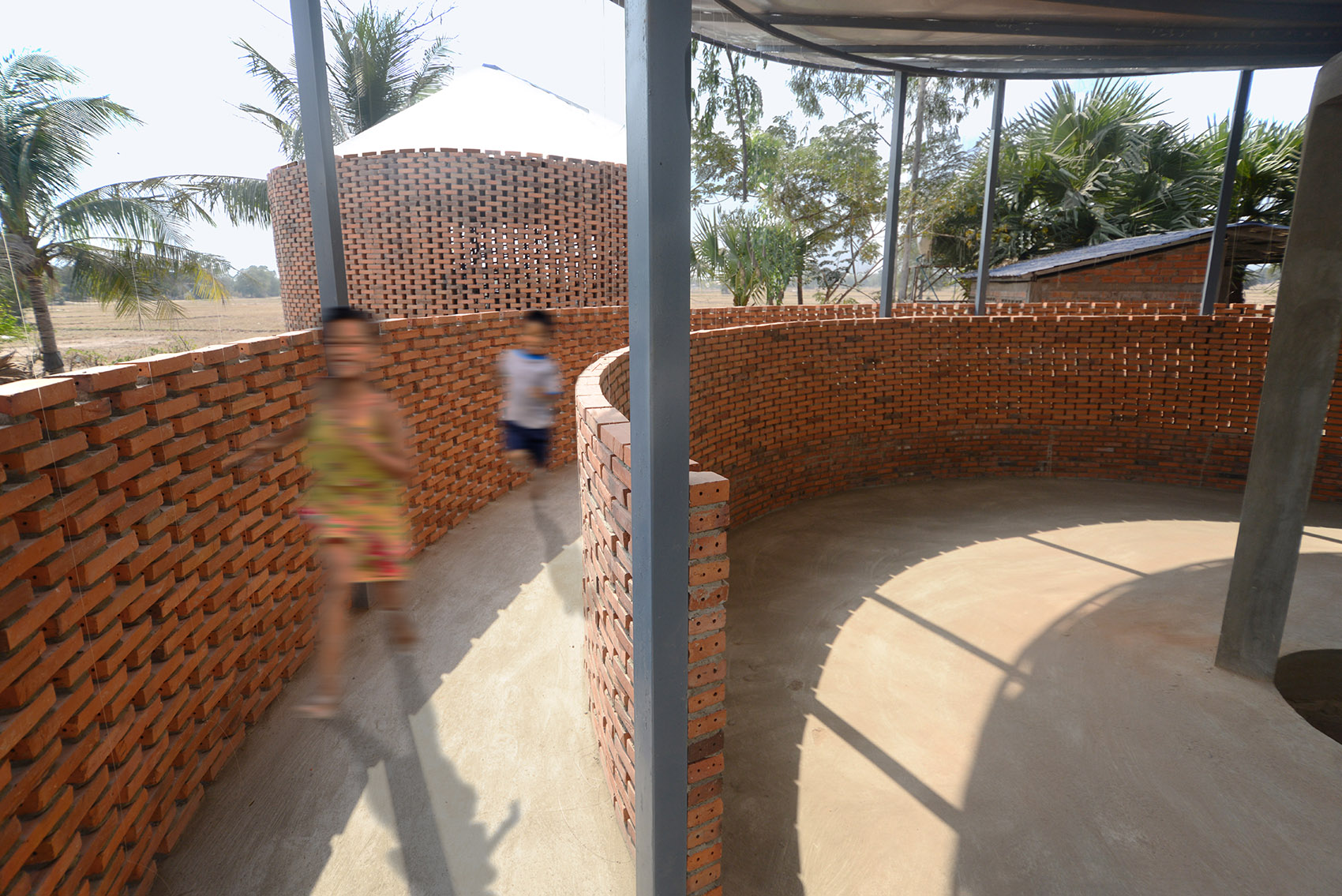 水堂，柬埔寨/具抽水和滤水系统的社区会堂-46