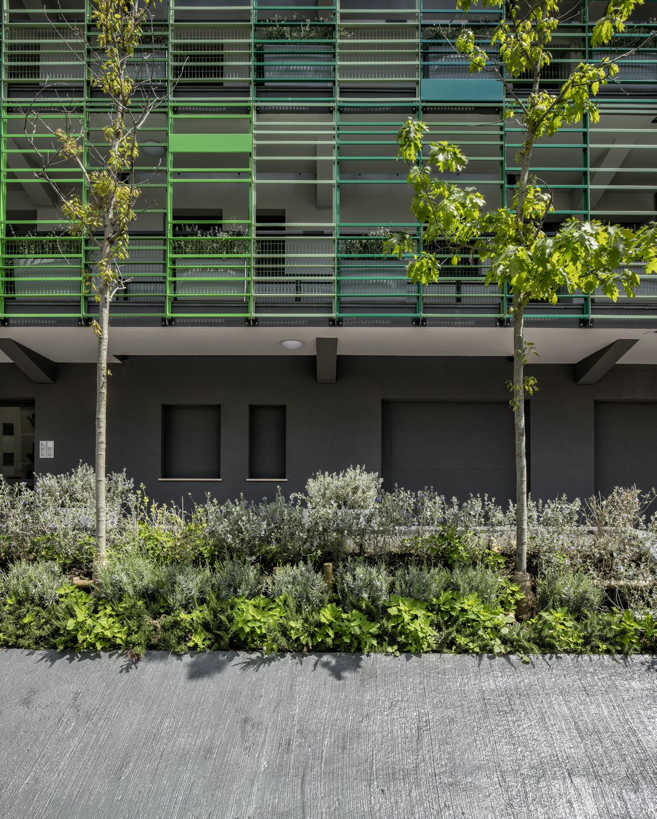 罗马绿色公寓建筑,创新社会住房与自然共生-6