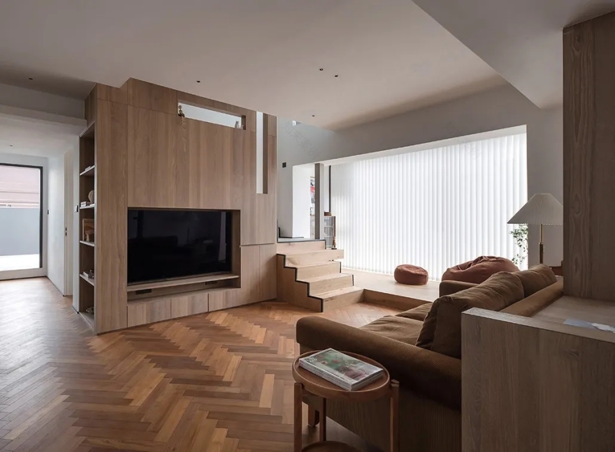 广州顶楼复式自然舒适生活空间设计丨中国广州丨一点设计工作室-3