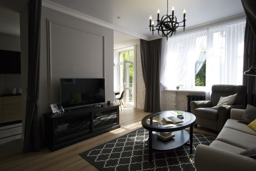 舒适简约风公寓设计——Zaharova apartment-2