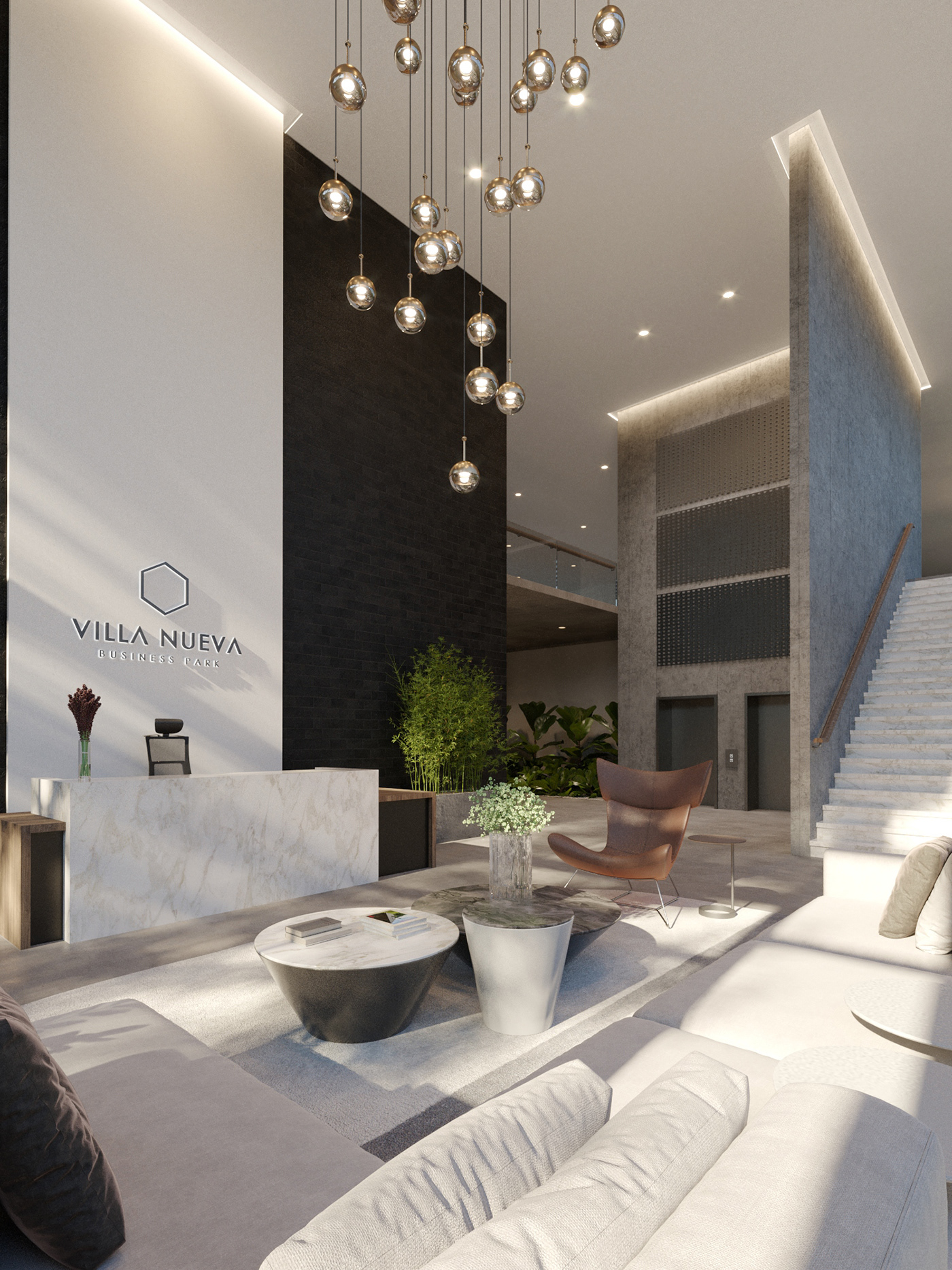 极简主义的绿色商务别墅设计-5