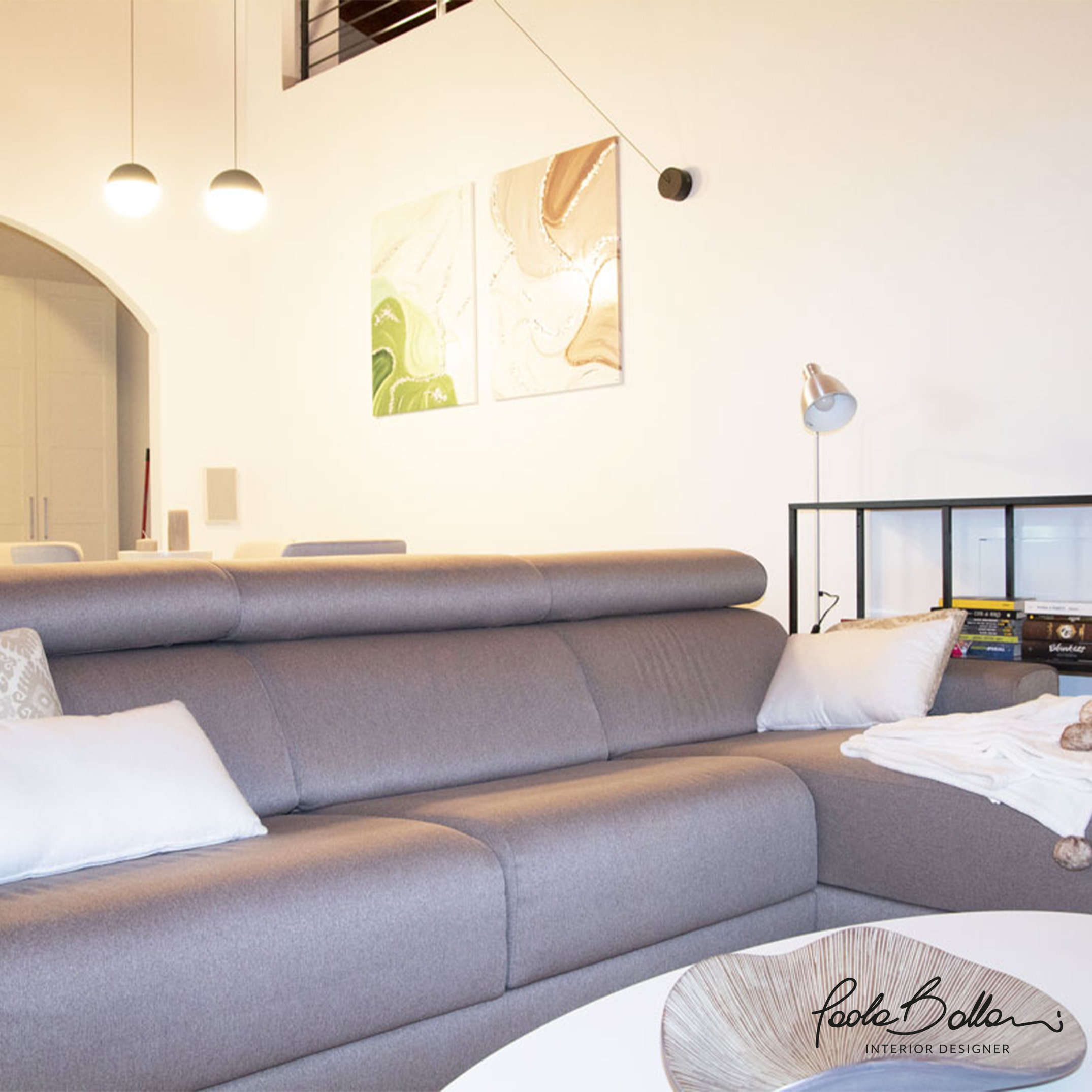 意大利私人别墅客厅设计-1