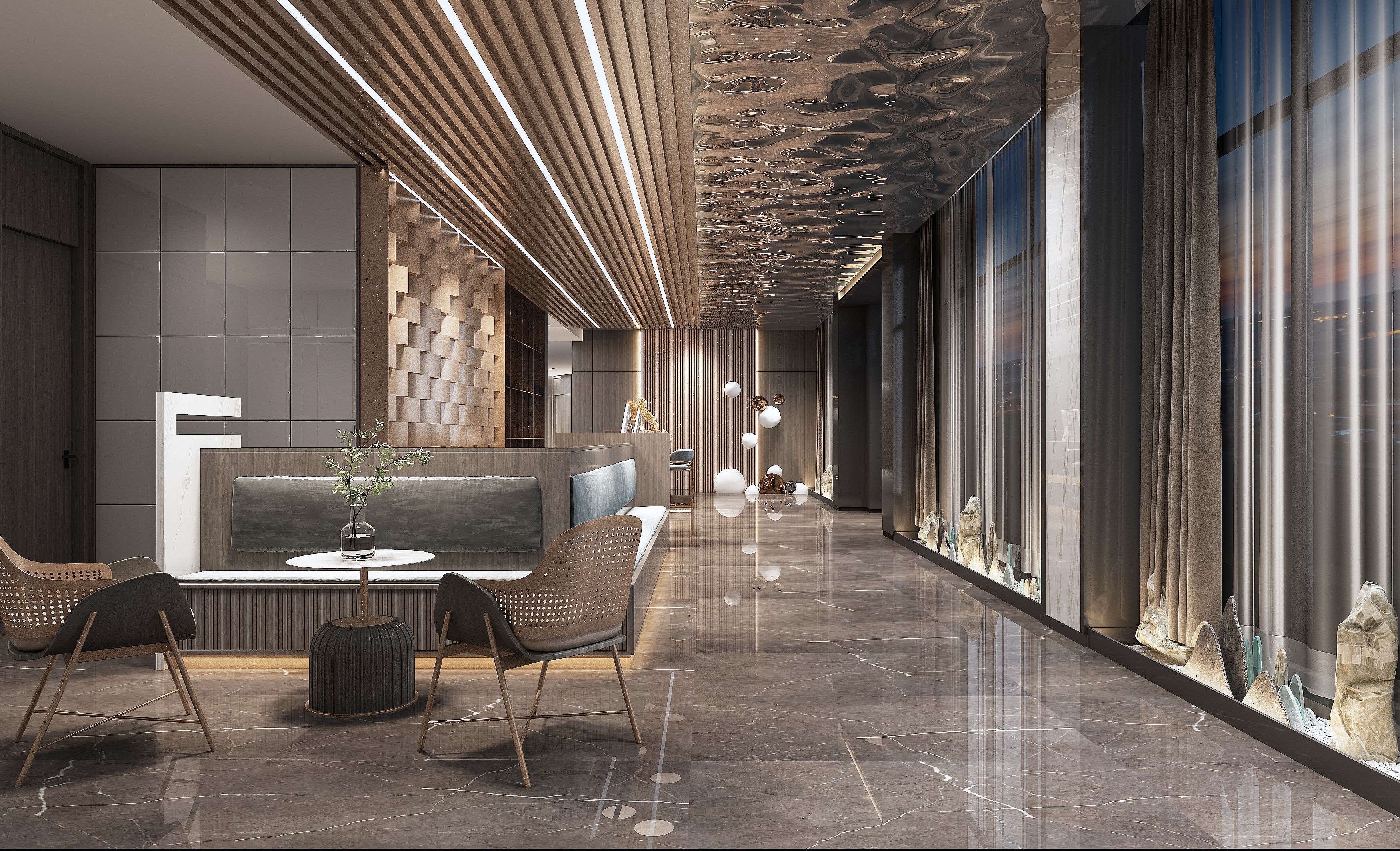 山河云间 · 足道养生空间的艺术探索-16