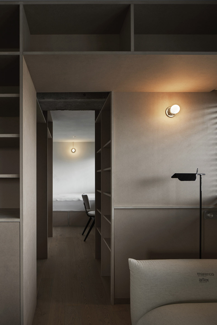 东京 Magome 街区一居室公寓设计丨日本东京丨moss. | Takeshi Shima-38