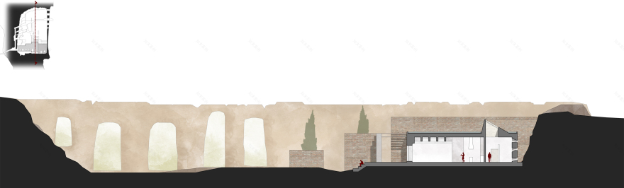 黑暗中的对话 · 罗马石矿遗址的室内设计-5