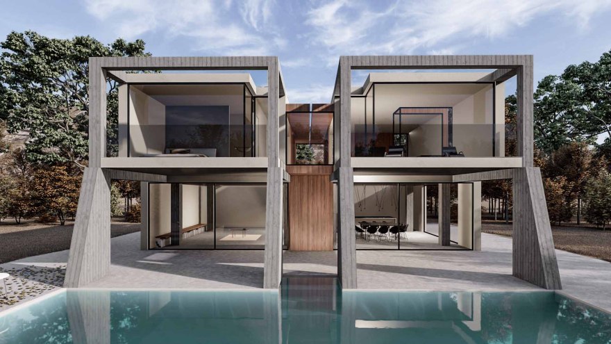 "实现环保与艺术共存的 Beton brut house"-10