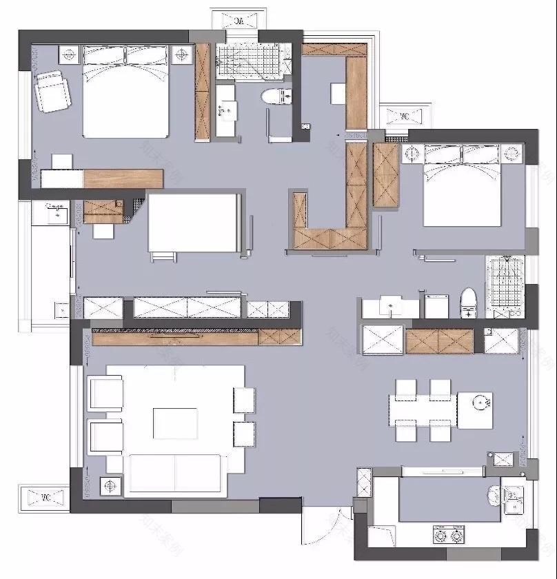 法学博士的 125 平现代简约家 | 严谨温馨,收纳充足-9