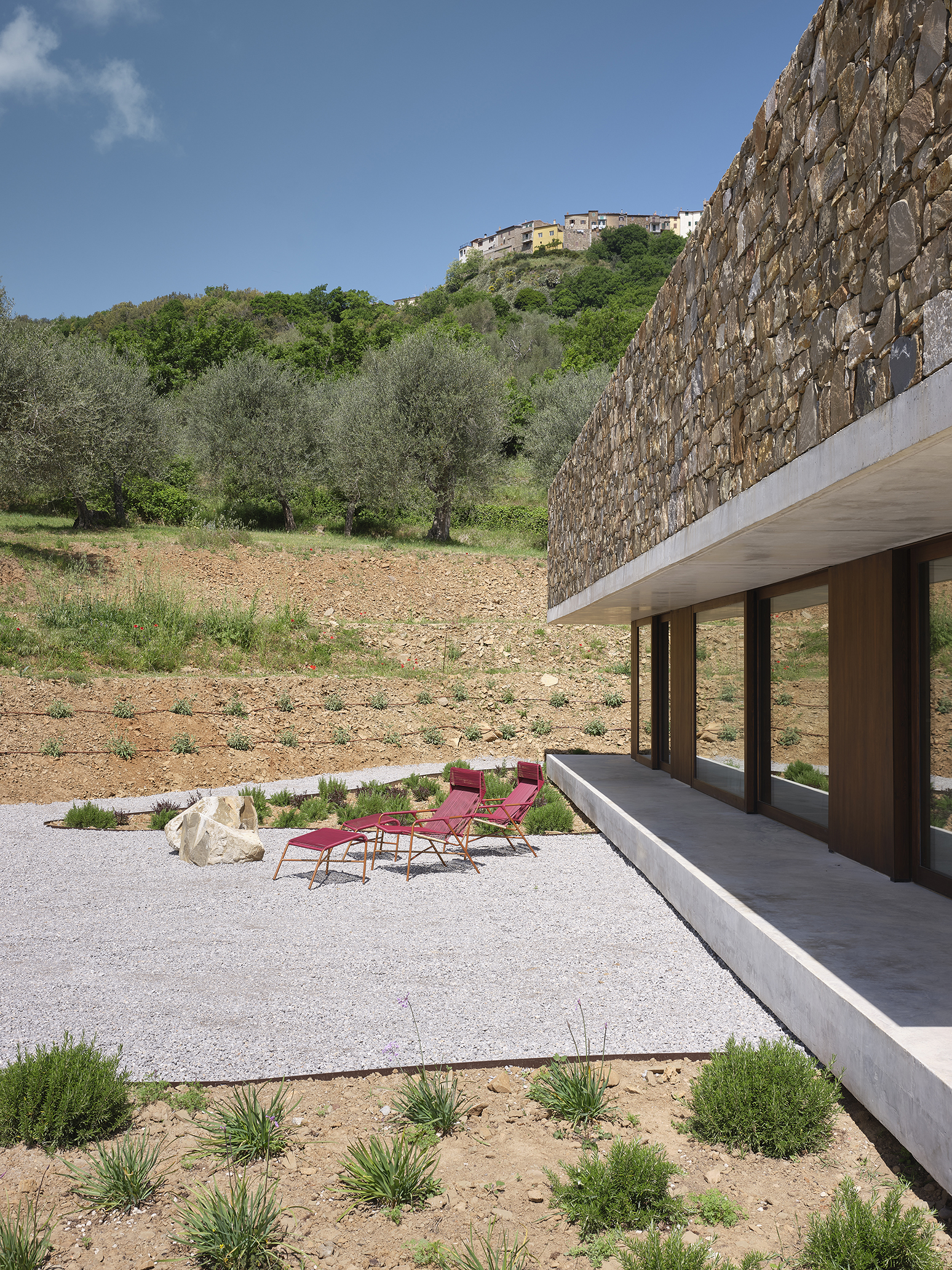 意大利托斯卡纳橄榄林中的 HV Pavillon 别墅丨GGA gardini gibertini architetti-1