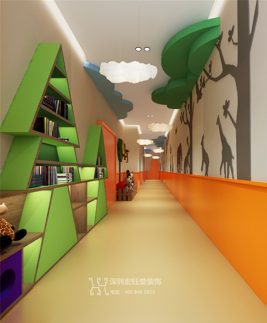 【宏钰堂】郑州艺学堂艺术培训机构装修设计效果图-5