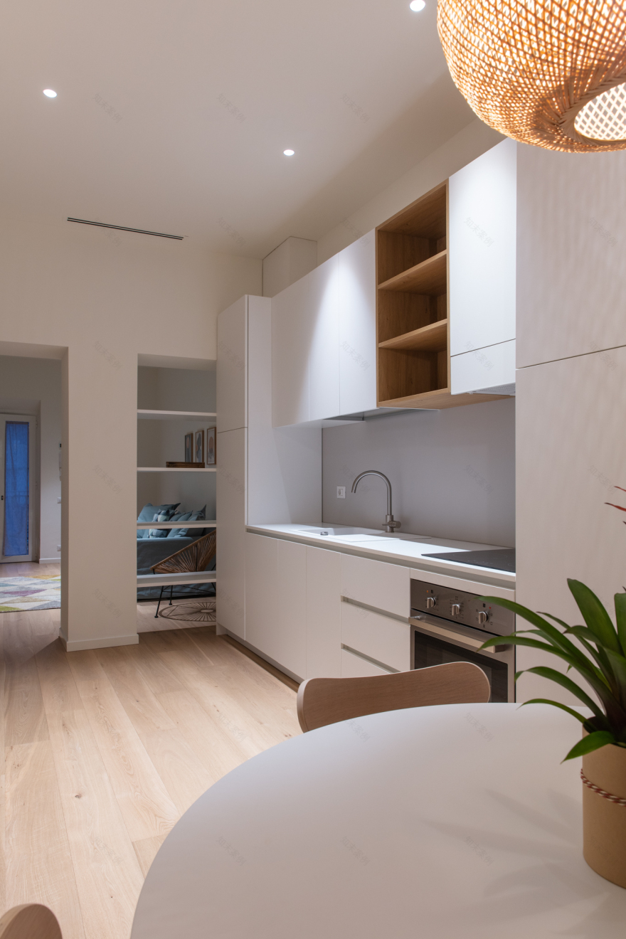 米兰中心 60 平米北欧风公寓设计-6